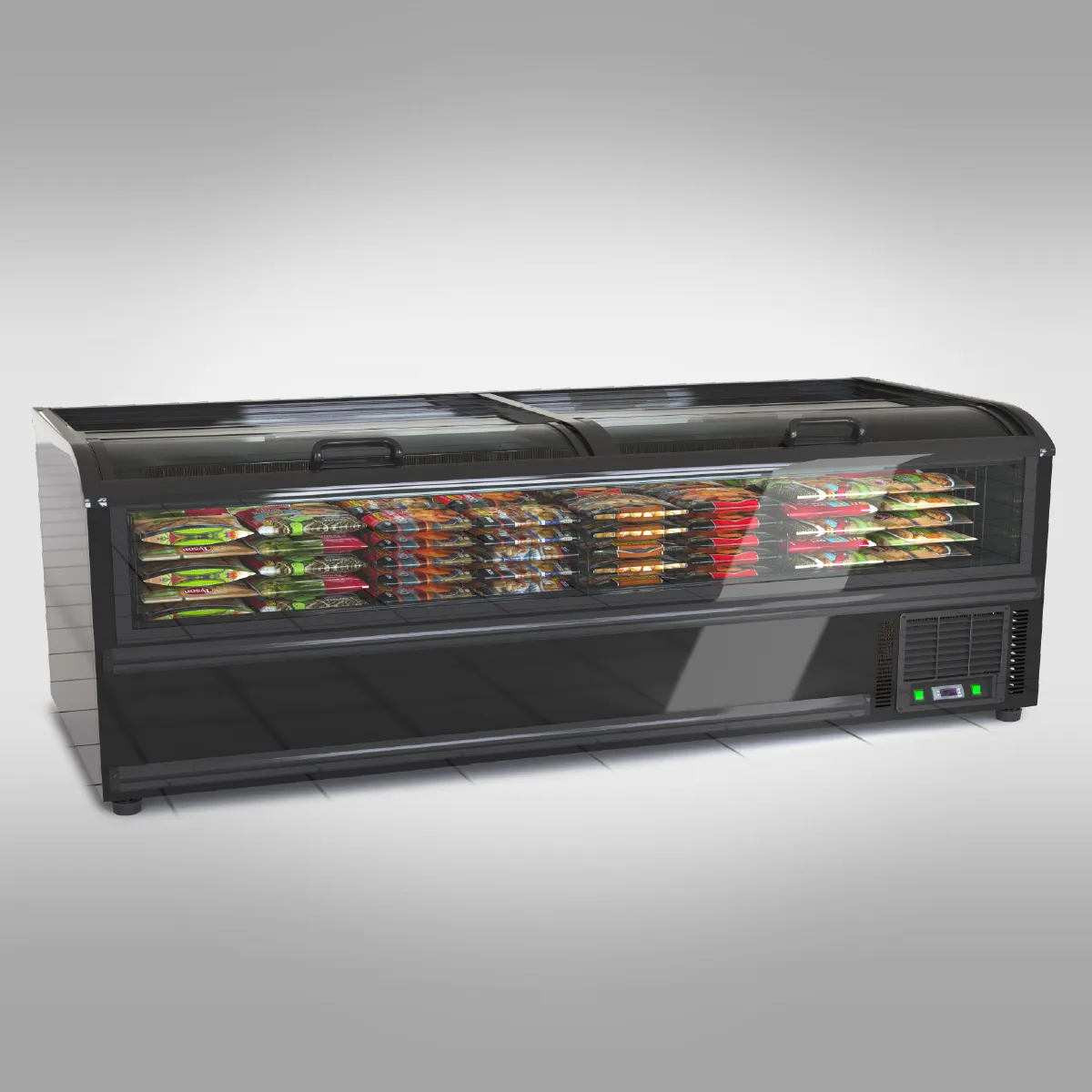 Transparent Wide Island Freezer view 20